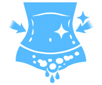 Elimina grasa localizada del abdomen, cintura y espalda.